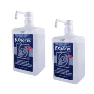 Pack de 2 Botellas 1lt c/u Exgerm cuadrada